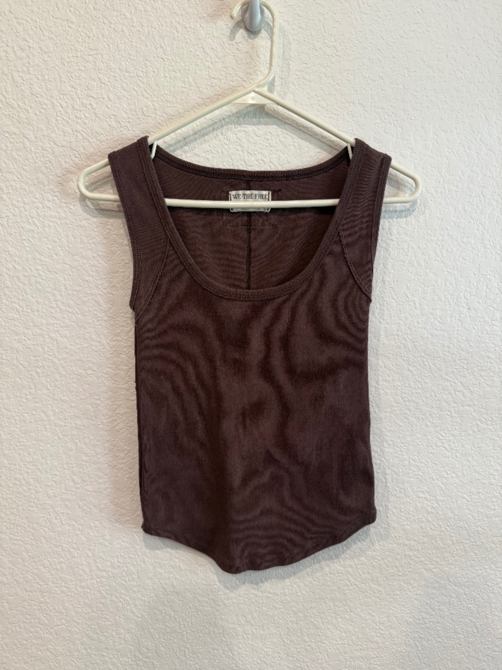 We The Free Hummingbird Tank in Brown by Free People